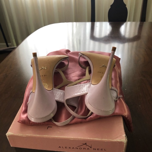 Alexandra Neel heels.Size38.Leather,made in Italy.Lovely Lilac colour - Picture 2 of 5